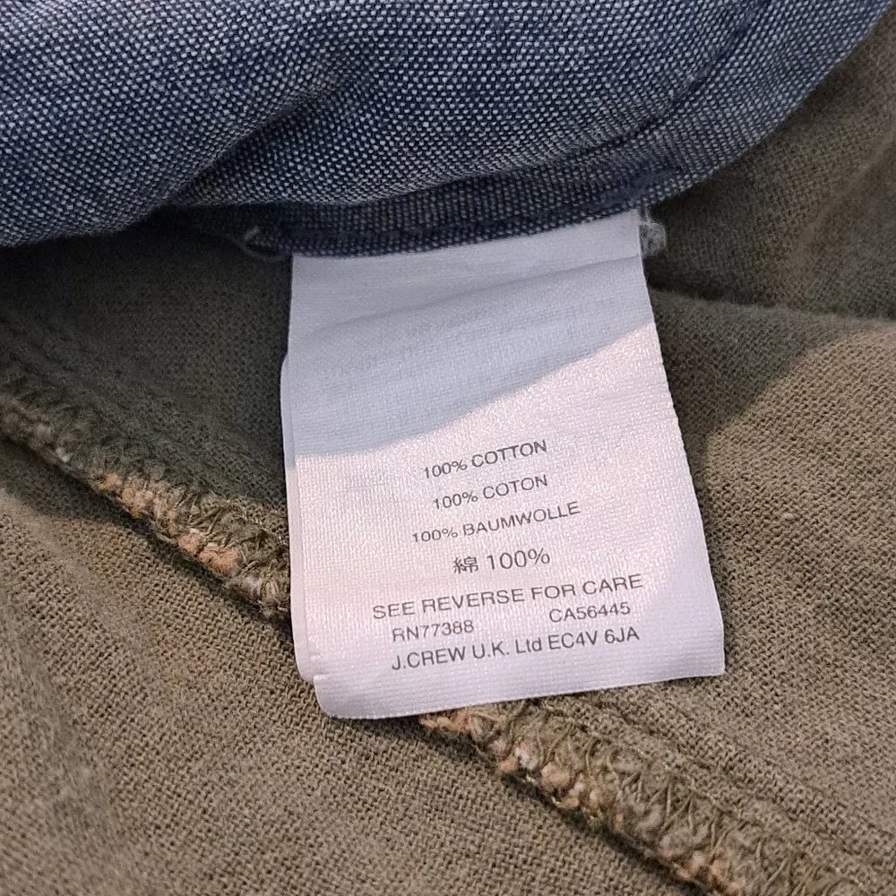J. Crew men's 34x10.5 flat front shorts